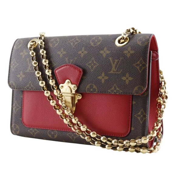 LOUIS VUITTON Victoire Shoulder Bag M41731 ChainShoulder Slys Brown Monogr... - Picture 10 of 12